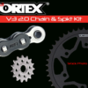 V3 Black Chain Kits Steel Spkt