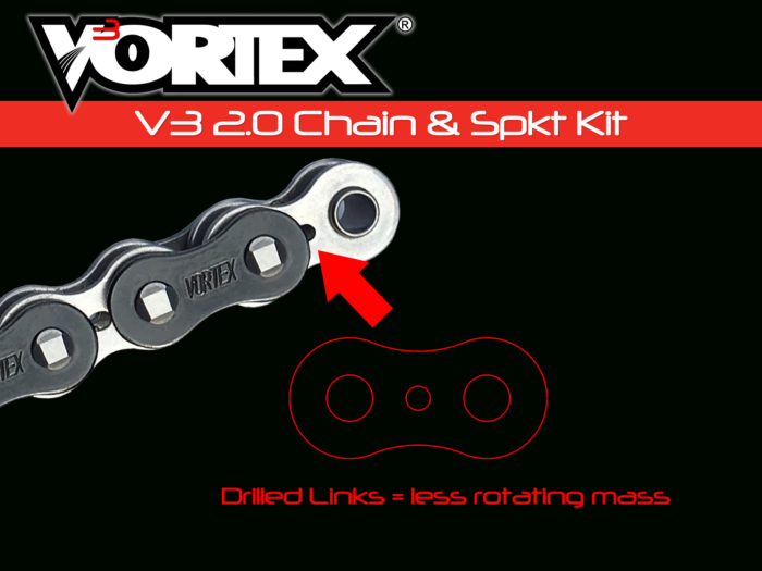 V3 2.0 Black Chain Steel Kits – Vortex Racing